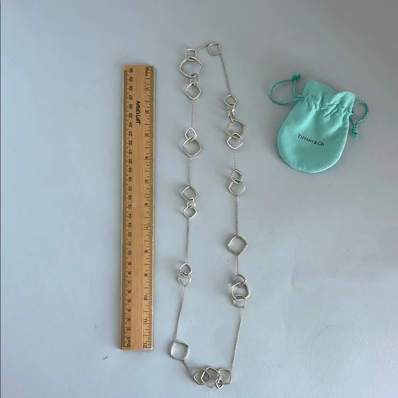 SOLD Tiffany & Co. Frank Gehry Torque Necklace Approx 32” - Picture 6 of 6